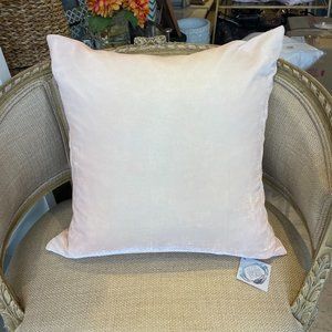 Ombre Blush Velvet Pillow by Kevin O'Brien Studio